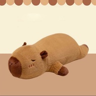 Huahua ตุ๊กตาคาปิบาร่า Capybara โยนหมอน หมอนอิงหมอนยาว ตุ๊กตา ของขวัญวันเกิด 50/70/90cm