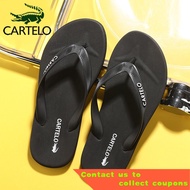 🎈Cartelo Crocodile CARTELO Flip-Flops Men's Summer Fashion Casual Outdoor Beach Shoes Home Lightweight Soft Sole Flip-Fl