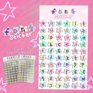 Font Sticker • L Studio