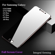 Full Cover Tempered Glass For Samsung Galaxy C5 C5 Pro C7 C7Pro C9 A9 Pro 2.5D 9H Glass Screen Prote