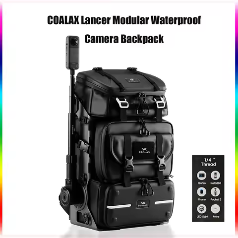 Lancer 300 Modular Waterproof Outdoor Camera Backpack with Portable 300Wh Power & Magic Arm for Prof
