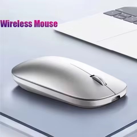 Bluetooth Wireless Mouse 2.4G Dual Mode DPI Adjustable Type-C Rechargeable Silent Ergonomic Portable