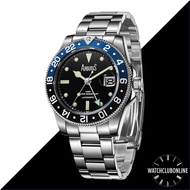 [WatchClubOnline] AR1806SUS Arbutus Coodinator Mechanical Automatic GMT Men Casual Formal Watches AR1806 AR-1806