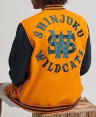 Superdry Vintage Collegiate Jrsy Bomber-Track Gold