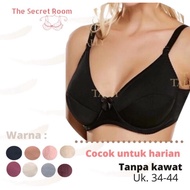 KATUN BRA BH DAILY SPORT BRA BASIC 057 | CUP B | SIZE 36 - 42 | No Wire | WITHOUT FOAM | COTTON MATE