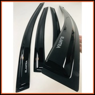 Hyundai Elantra 2011 2012 2013 2014 2015 IM Rain visor OEM / Deep Black/ Thick & Durable