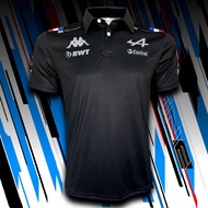 Alpine F1 Team Team Shirt / Baju Microfiber Jersi / Baju Jersey T-shirt / Tshirt Jersey