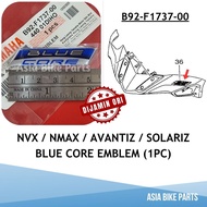 Yamaha Original NVX / NMAX / Ego Gear / Avantiz / Solariz / Emblem Blue Core Sticker - B92-F1737-00