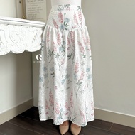 Ghamara • JENNIE SKIRT BLOOM | Long women's skirt Floral Skirt Cotton Skirt