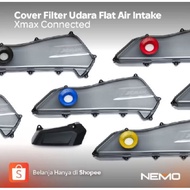Flat Air Filter Cover / Air Intake Yamaha Xmax Connected