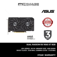 ASUS DUAL AMD RADEON RX 9060 XT 8GB GDDR6 GPU GRAPHIC CARD 3+1YR WARRANTY - DUAL-RX9060XT-8G