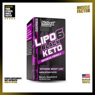 Nutrex Lipo-6 Black Keto - 60 Capsules Designed to Boost Metabolism by Getting into Ketosis Faster!