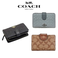 HP PUTIH Coach Women's Wallet, Mini Wallet Coach, Card Wallet Coach, Women's Bag Coach, Bag, 100% Original, Small Wallet Coach, Women's Folding, Mini, Ori, Wallet Bag Coach, Cellphone, Coin, Stnk, Car, Zipper, Long, Women, F2597, Black, White