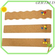 GERTRUD Self Adhesive Cork Board, Removable Self Adhesive Pushpin Cork Board, Durable Cork Material 