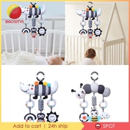 [Baosity1] Baby Crib Mobile Black and White Mobiles Baby Crib Rattles for Ages 0+ Months
