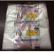 100 Thin Bags Size 9*18 Elephant Brand Thai Nam Plastic Bag Pop Mixed Colors** 9x18