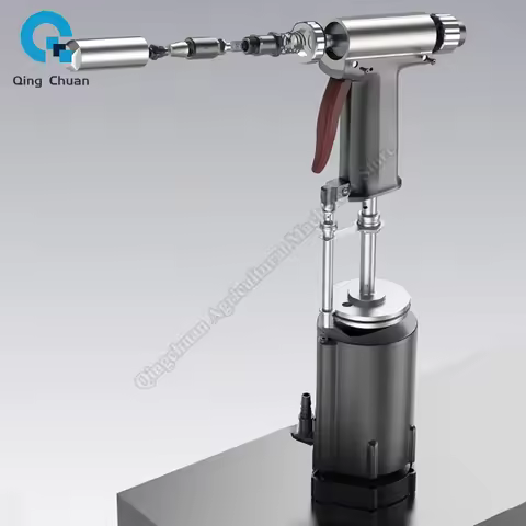 Pneumatic Rivet Gun Industrial Grade Fully Automatic Aluminum Riveting Coreless Stainless Steel Rive