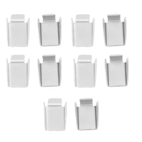 10Pcs Metal Shelf Clips Heavy Duty Cabinet Shelf Support Clips for Office File Cabinets Bookshelf Pe