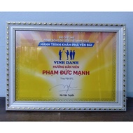 Photo frame, wall-mounted certificate frame A4 size (21x30cm), A3(30x40cm).