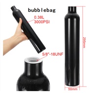 0.38L Aluminum Tank  5/8"-18 UNF Bottle 4500 PSI For Motorcycle Car