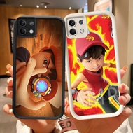 DJ-12 Boboiboys Silicone Casing black and white for Xiaomi poco M6Pro X6 X6NEO F7 X7 M7 Pro 5G 4G