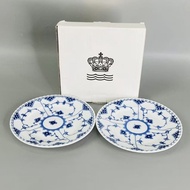 Royal Copenhagen&s Tang Grass Lace Western Dinner Plate 9 Inch Ceramic Cartilage 2 Pieces