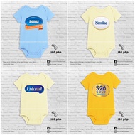 Customized Infant Milk Brands on Baby Onesie (Bonna, Similac, engamil, S26) EVDU