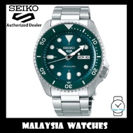 Seiko 5 Sports Superman SRPD61K1 Automatic 100M Green Dial Silver Stainless Steel Bracelet Men's Watch