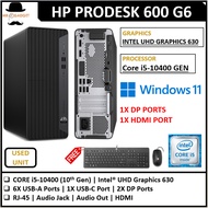 HP ProDesk 600 G6 MT Business DESKTOP SET CPU Core i5 (10TH GEN) UP TO 64GB / 1TB SSD WIN 11