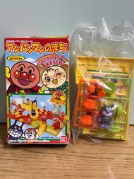 Bandai 2001 盒玩 麵包超人  細菌小子 可動 積木人   細菌人 大噹噹 細菌小子玩具 麵包超人扭蛋 麵包超人 麵包超人扭蛋 麵包超人 絕版 麵包超人玩具 baikinman anpanm