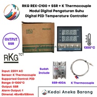 PID REX C100 REX-C100 TEMPERATURE CONTROLLER SSR 1300C K THERMOCOUPLE - perkakas listrik CAHAYAMEGA