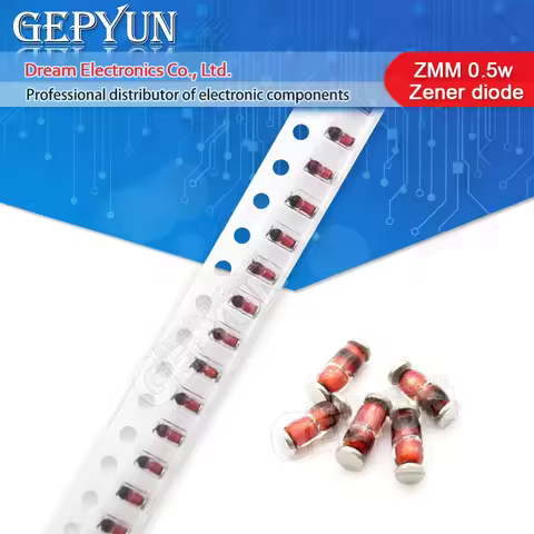 100pcs ZMM2V4 5V1 12V LL34 SMD Zener diode