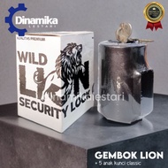 LION tube padlock folding gate padlock for shops, shops, shops, shops, shops, garages, warehouses, f