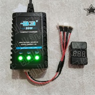 B3 20W ชาร์จแบตเตอรี่แบบแบ่งปัน 2S3S สายชาร์จทรง 3 ช่อง ไฟฟ้าแบบไร้สายสำหรับเครื่องบินไร้คนขับและโมเ