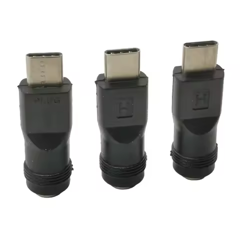 DC USB C Type-C to 5.5*2.1 Female Connector to Female 5521 Power Jack DC Power Connector 5.5x2.1 Ada