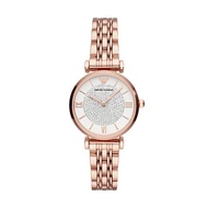 EMPORIO ARMANI WATCHES Emporio Armani AR11244 Women's Two-Hand Rose Gold-Tone Stainless Steel Watch