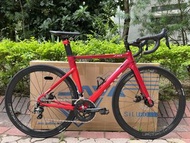 又交收一部 紅色 50碼 2021 最新款 JAVA J-AIR SILURO 3 20速 破風氣動鋁合金車架 碳纖維前叉 公路車