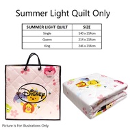 Disney Tsum Tsum Fitted Sheet Set / Disney Tsum Tsum Summer Light Quilt 900 Thread Count Microluxe Petite Sakura