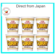 【Ships direct from Japan】  CUP NOODLE CURRY 6 pieces made in Japan by Nissin Foods Japan  Contens : 