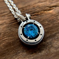 藍色 純銀 925 項鍊 男款 日本製 fc257