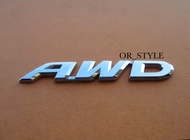 โลโก้ AWD CRV G5 2017-2022 ขนาด 15x2.5cm