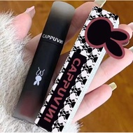 [MIDLAND] CAPPUVINI RABBIT MATTE LIPSTICK BLACK AND WHITE MATTE CASE