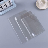 pembalut buku tulis pembalut buku Transparent Thickened PVC Book Cover A6/A5/A4 Notebook Card Sleeve
