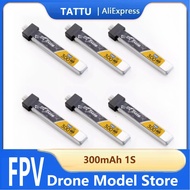 Upgrade TATTU 75C 1S 300mAh 3.8V Lipo Battery For RC Helicopter Quadcopter FPV Racing Drone Parts Wi