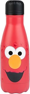 Grupo Erik Elmo Sesame Street Metal Hot&Cold Bottle 260 ml - 9 oz | 260ml Water Bottle | Sesame Stre
