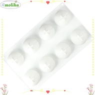 MOLIHA Candy Mould Silicone, White 29.5*17cm 8Cavity  Peach Silicone Mould, Silicone Bakeware Mould 