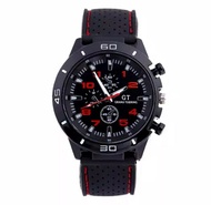 JAM TANGAN PRIA SPORTY GT ANTI AIR ANALOG MURAH IMPORT STRAP RUBBER NEW BRAND - FREE BATERAI CADANGA