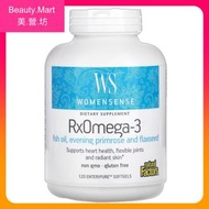 Natural Factors - 女士定制藥用級 Omega-3 魚油丸 120粒液态软胶囊 含魚油，月見草，亞麻籽油 心臟健康 關節靈活 皮膚光澤 無魚腥味 平行進口 (效期: 07/2028*)