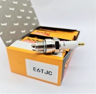 หัวเทียน BTL Platinum E6TJC 3 เขี้ยว เกลียวสั้น (ชุด 1 หัว) บล๊อค 21 BP6HS มอเตอร์ไซค์ 2 จังหวะ KAWA