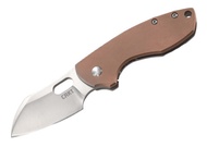 มีดพับ CRKT Pilar Copper Folding Knife Satin Blade, Copper and Stainless Steel Handles (5311...